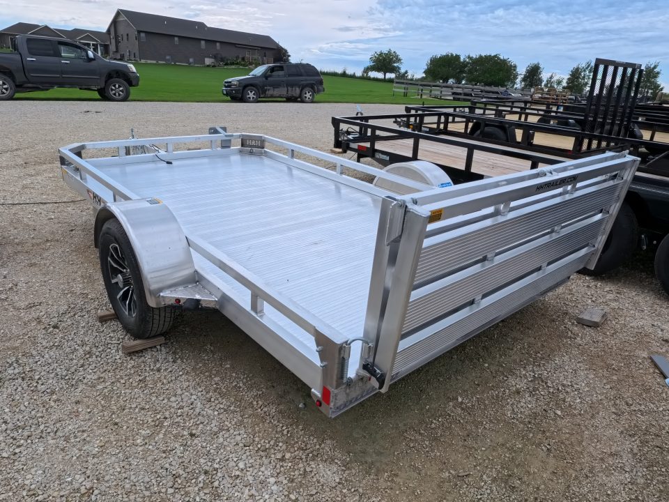 New 2026 H&H Trailers 78 x 12 Aluminum Low Side Utility Trailer