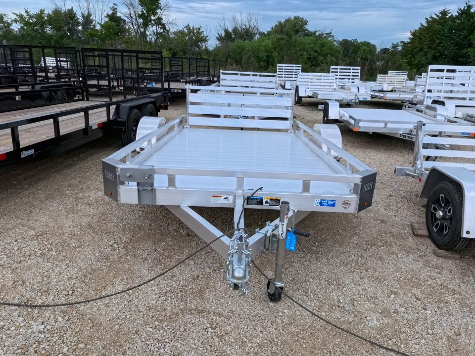 New 2026 H&H Trailers 78 x 12 Aluminum Low Side Utility Trailer