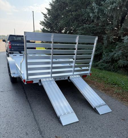 New 2027 Aluma 8014TA R Utility Trailer