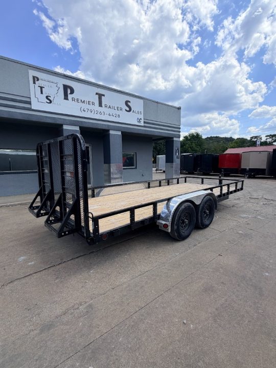 New 2027 PJ Trailers 9.9K 18' X 83" Tandem Axle Channel Utility Utility Trailer