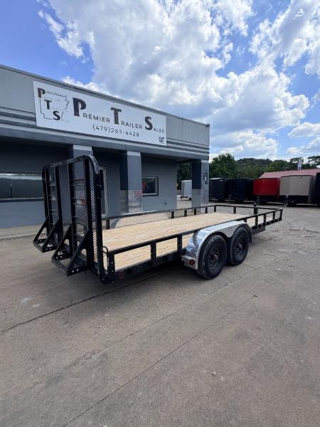 New 2027 PJ Trailers 9.9K 18' X 83" Tandem Axle Channel Utility Utility Trailer