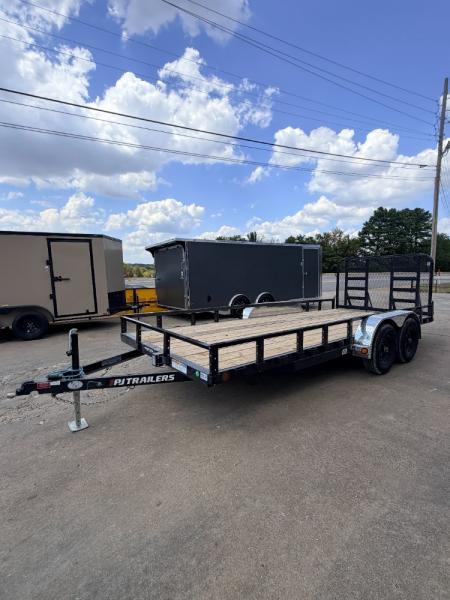 New 2027 PJ Trailers 9.9K 18' X 83" Tandem Axle Channel Utility Utility Trailer