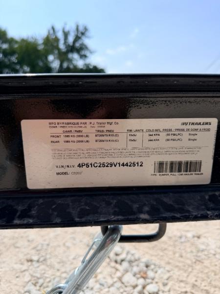 New 2027 PJ Trailers 7K 22' X 83" 5" Channel Carhauler Car Hauler