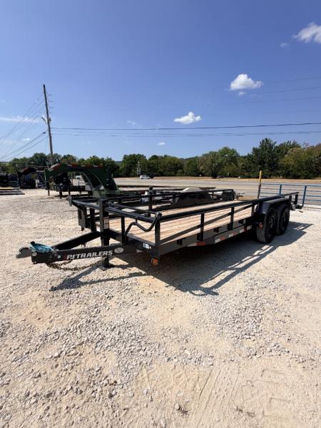 New 2027 PJ Trailers 14K 20' X 82" Angle Pipetop Utility Trailer