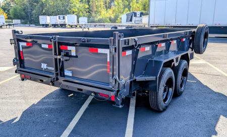 New Hillcrest 7' x 14' Telescopic 7ga Floor 17.6K (GVWR) Dump Trailer
