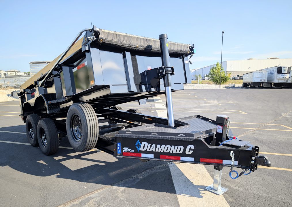 New LPT-207 14' Telescopic, 15.5K (GVWR) Dump Trailer