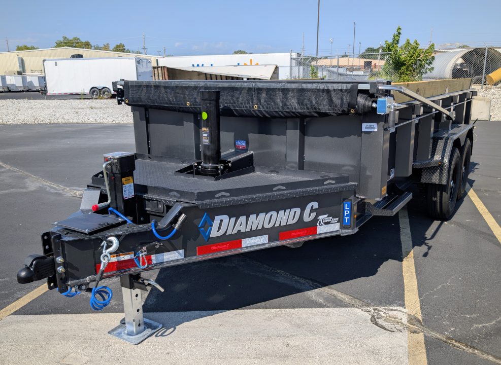 New LPT-207 14' Telescopic, 15.5K (GVWR) Dump Trailer