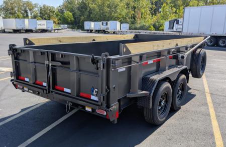 New LPT-207 14' Telescopic, 15.5K (GVWR) Dump Trailer