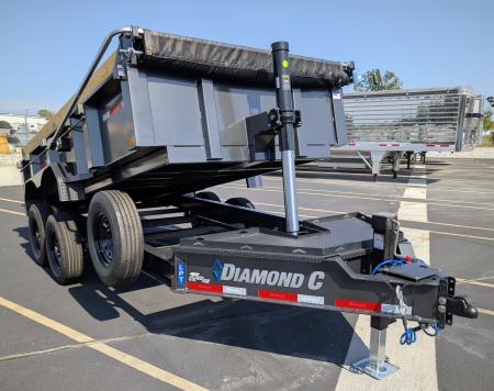 New LPT-207 14' Telescopic, 15.5K (GVWR) Dump Trailer