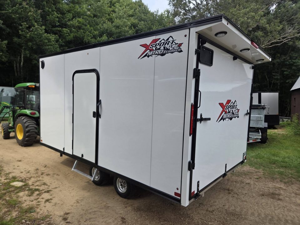 New 2027 Nitro 101x14 box snowmobile trailer with upgrades Snowmobile Trailer