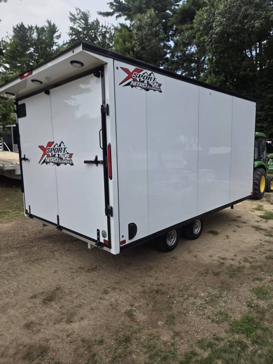 New 2027 Nitro 101x14 box snowmobile trailer with upgrades Snowmobile Trailer
