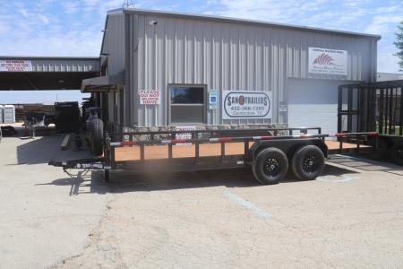 New 2026 Texas Bragg Trailers 83 X20' Big Pipe Utility Trailer
