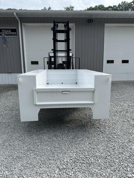 New Monroe Truck Equipment MSS Premier 8' SRW Service Body, Master Locks, Lighted Compartments
