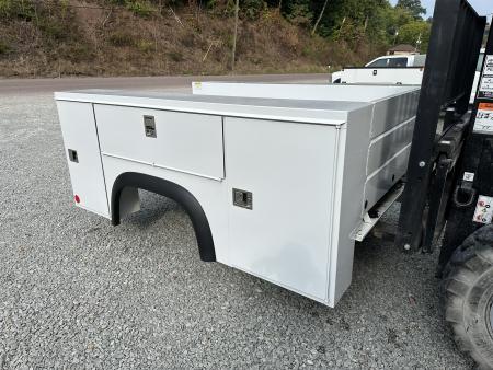 New Monroe Truck Equipment MSS Premier 8' SRW Service Body, Master Locks, Lighted Compartments