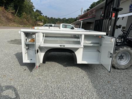 New Monroe Truck Equipment MSS Premier 8' SRW Service Body, Master Locks, Lighted Compartments