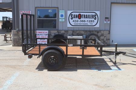 New 2026 Texas Bragg Trailers 5'X10' LD Square Tubing Top Utility Trailer