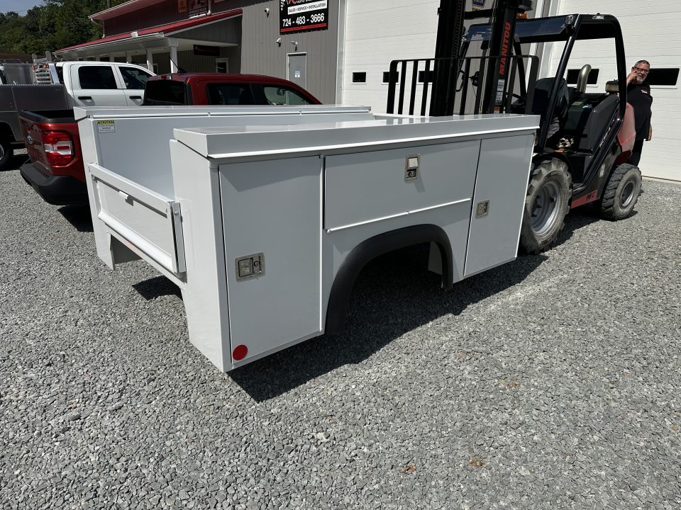 New Monroe Truck Equipment MSS Pro 8' SRW Service Bodies, with Flip Tops