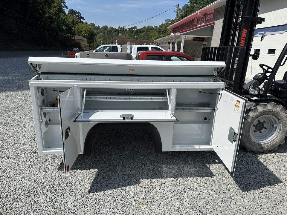 New Monroe Truck Equipment MSS Pro 8' SRW Service Bodies, with Flip Tops
