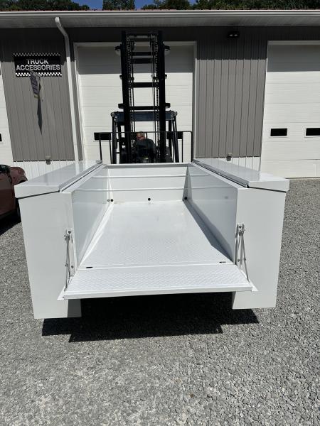 New Monroe Truck Equipment MSS Pro 8' SRW Service Bodies, with Flip Tops