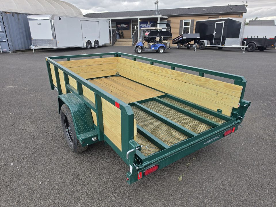 New 2027 Sure-Trac 5x10 3-Board Utility Trailer 3K GVWR *FOREST GREEN