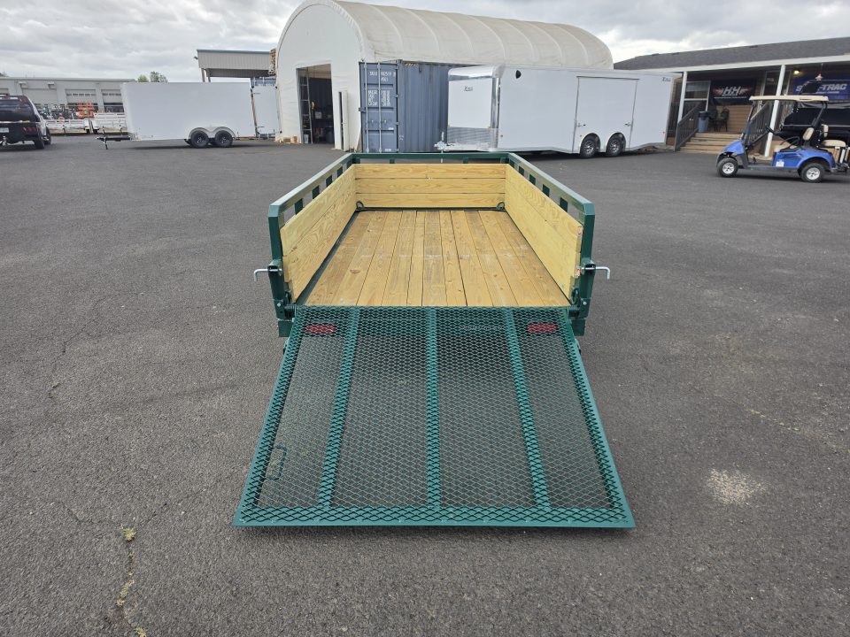 New 2027 Sure-Trac 5x10 3-Board Utility Trailer 3K GVWR *FOREST GREEN