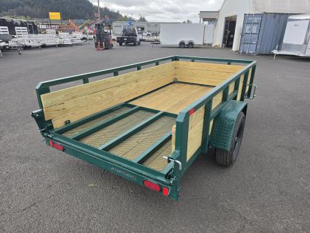 New 2027 Sure-Trac 5x10 3-Board Utility Trailer 3K GVWR *FOREST GREEN