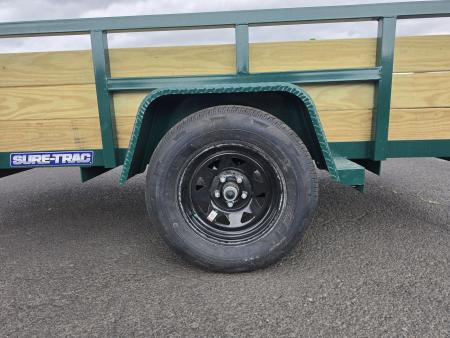 New 2027 Sure-Trac 5x10 3-Board Utility Trailer 3K GVWR *FOREST GREEN