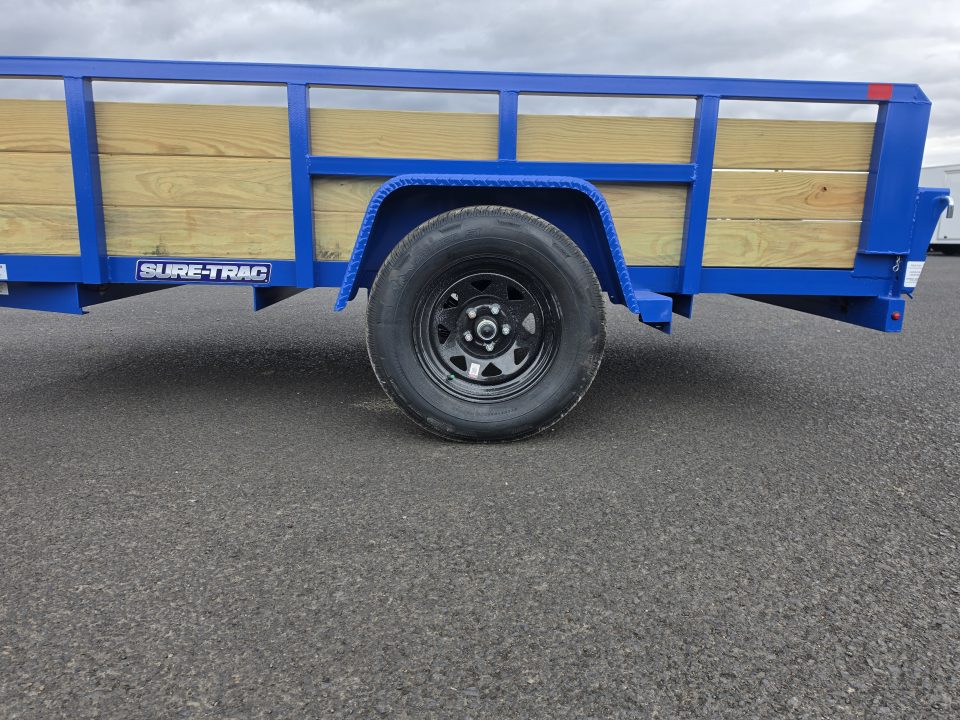 New 2027 Sure-Trac 5x10 3-Board Utility Trailer 3K GVWR *ROYAL BLUE