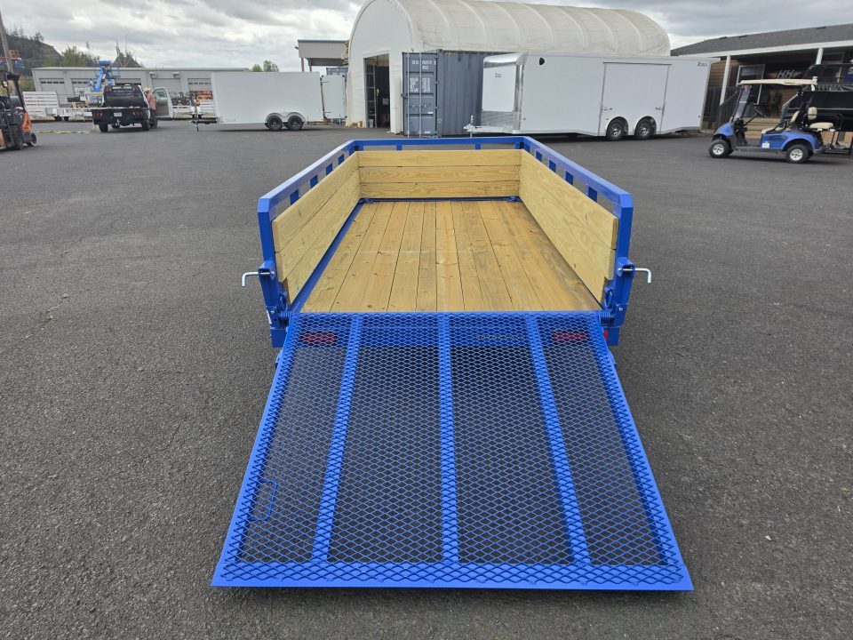 New 2027 Sure-Trac 5x10 3-Board Utility Trailer 3K GVWR *ROYAL BLUE