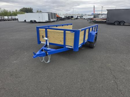 New 2027 Sure-Trac 5x10 3-Board Utility Trailer 3K GVWR *ROYAL BLUE