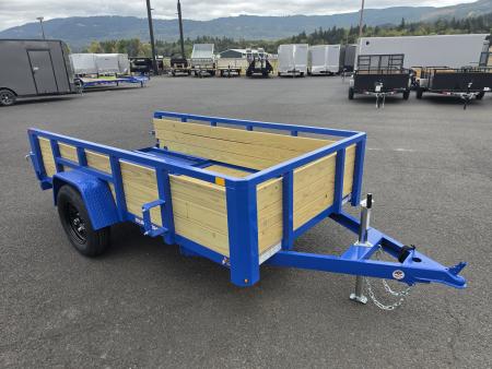 New 2027 Sure-Trac 5x10 3-Board Utility Trailer 3K GVWR *ROYAL BLUE