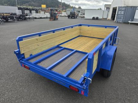 New 2027 Sure-Trac 5x10 3-Board Utility Trailer 3K GVWR *ROYAL BLUE