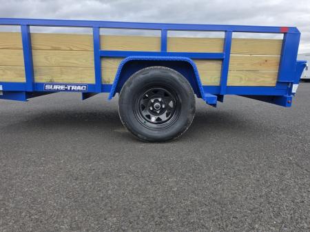 New 2027 Sure-Trac 5x10 3-Board Utility Trailer 3K GVWR *ROYAL BLUE