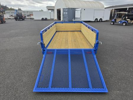 New 2027 Sure-Trac 5x10 3-Board Utility Trailer 3K GVWR *ROYAL BLUE