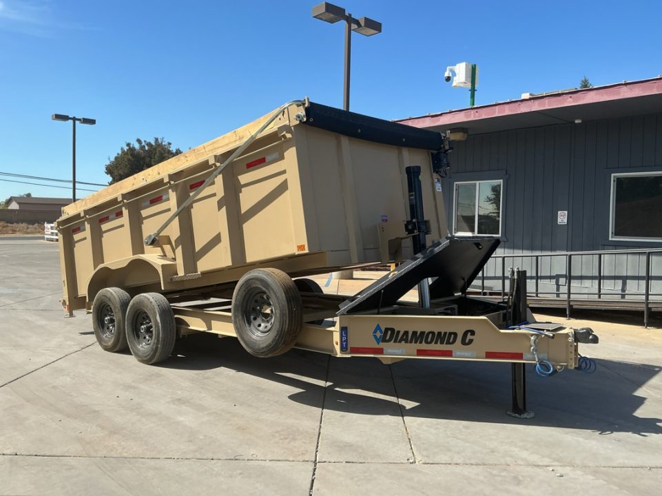 New 2027 Diamond C Trailers LPT207L16X82 7FT X 16FT 15.5K GVW Dump Trailer