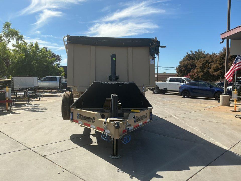 New 2027 Diamond C Trailers LPT207L16X82 7FT X 16FT 15.5K GVW Dump Trailer