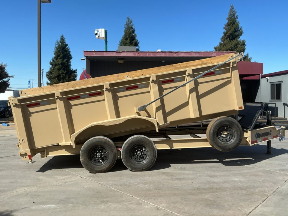 New 2027 Diamond C Trailers LPT207L16X82 7FT X 16FT 15.5K GVW Dump Trailer