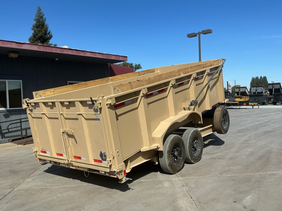New 2027 Diamond C Trailers LPT207L16X82 7FT X 16FT 15.5K GVW Dump Trailer