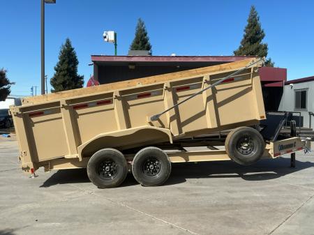 New 2027 Diamond C Trailers LPT207L16X82 7FT X 16FT 15.5K GVW Dump Trailer