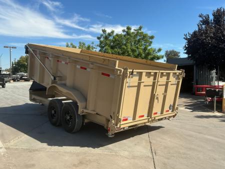 New 2027 Diamond C Trailers LPT207L16X82 7FT X 16FT 15.5K GVW Dump Trailer
