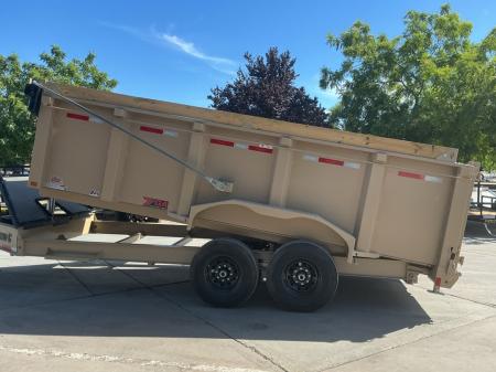 New 2027 Diamond C Trailers LPT207L16X82 7FT X 16FT 15.5K GVW Dump Trailer