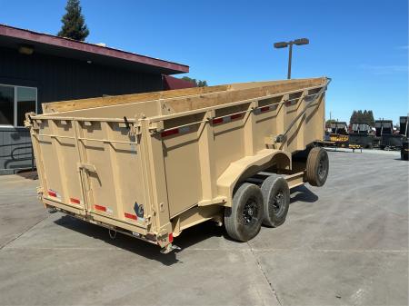New 2027 Diamond C Trailers LPT207L16X82 7FT X 16FT 15.5K GVW Dump Trailer