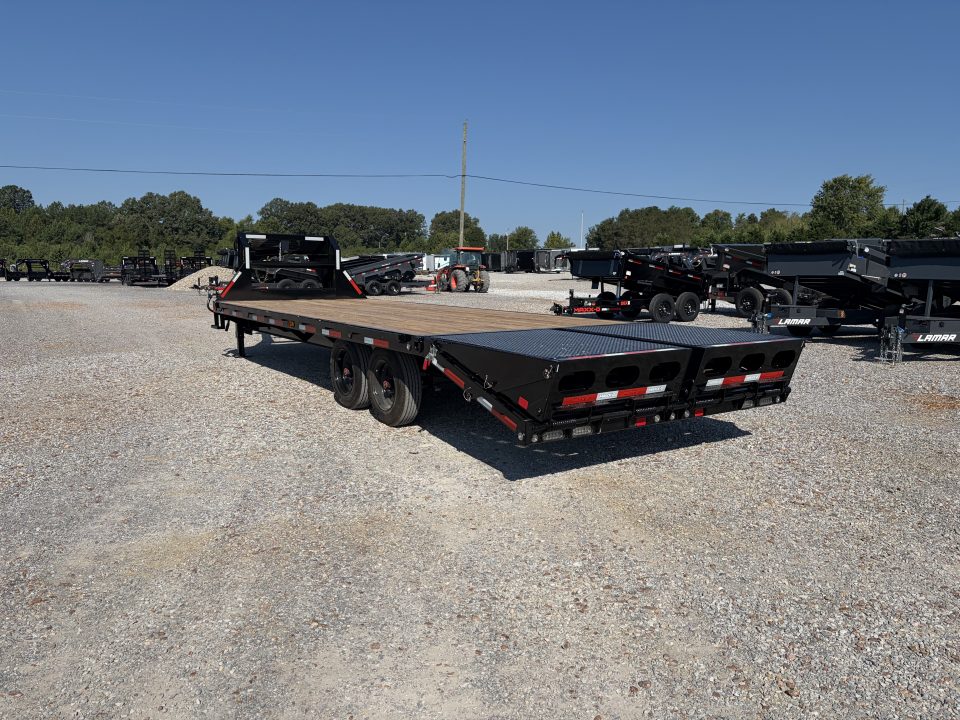 New 2027 MAXXD 102"X25' 17.5K Gooseneck Flatbed Trailer