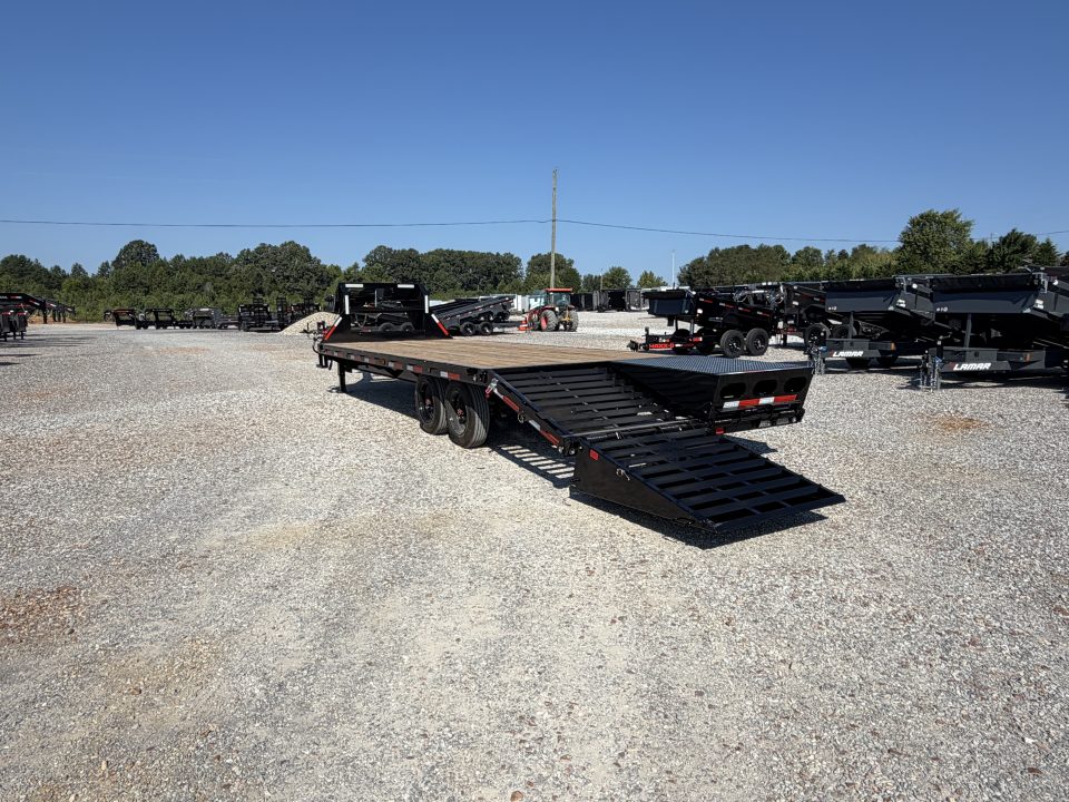 New 2027 MAXXD 102"X25' 17.5K Gooseneck Flatbed Trailer