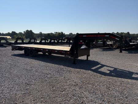 New 2027 MAXXD 102 X25' 17.5K Gooseneck Flatbed Trailer