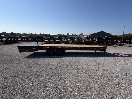 New 2027 MAXXD 102"X25' 17.5K Gooseneck Flatbed Trailer