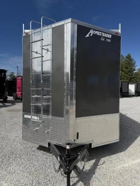 New 2027 Homesteader Trailer 7X16 OHV LADDER RACKS/RAMP DOOR (SPOILER) Cargo / Enclosed Trailer