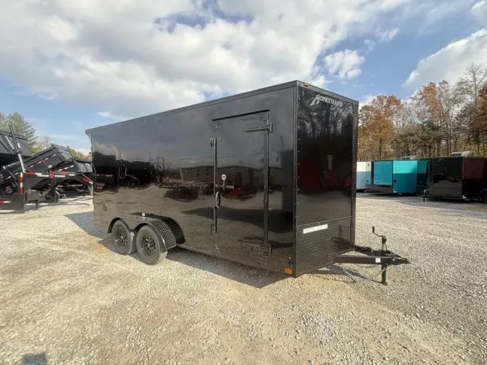 New 2027 Homesteader Trailer 7X16 IT OHV BLACKOUT (SPOILER) Cargo / Enclosed Trailer