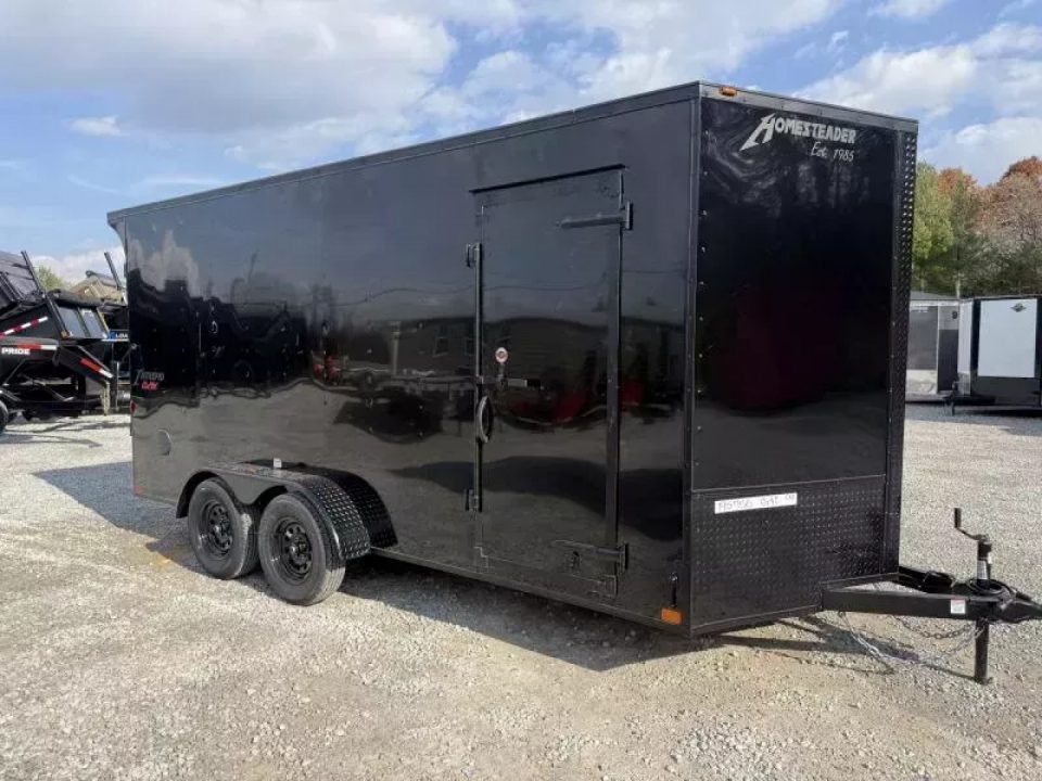 New 2027 Homesteader Trailer 7X16 IT OHV BLACKOUT (SPOILER) Cargo / Enclosed Trailer