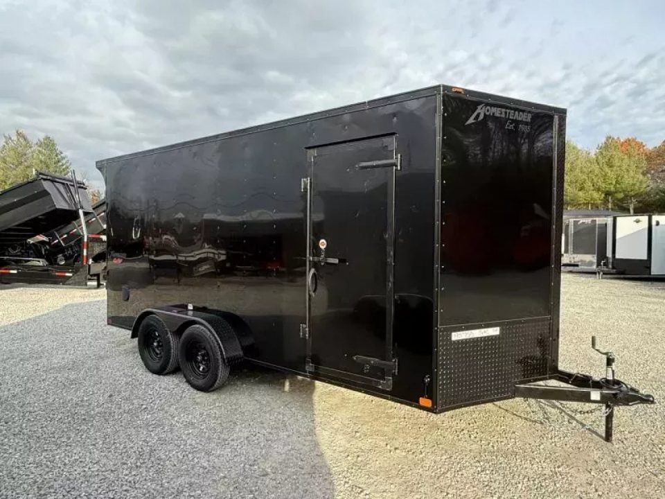 New 2027 Homesteader Trailer 7X16 IT OHV BLACKOUT (SPOILER) Cargo / Enclosed Trailer